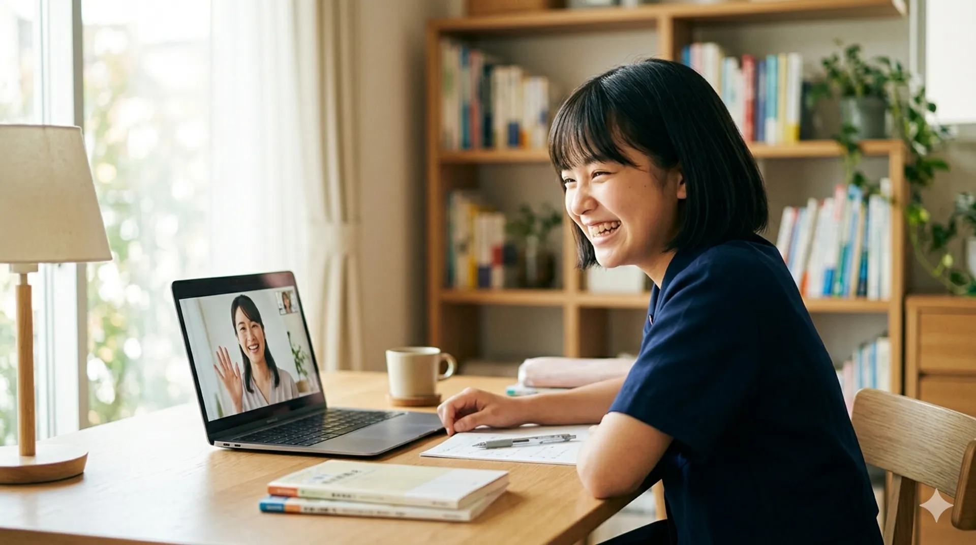 オンライン個別指導の様子